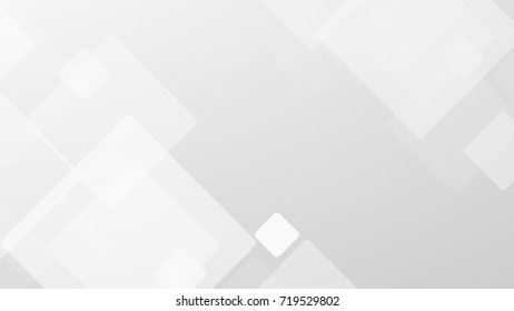 Abstract Modern Geometry Square White and Gray Vector Background