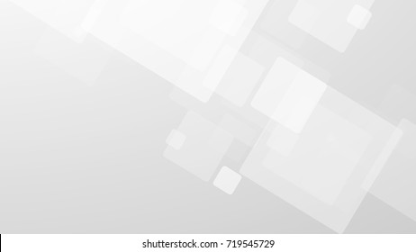 Abstract Modern Geometry Square White and Gray Vector Background