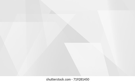 Abstract Modern Geometry White and Gray Vector Background