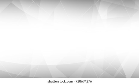 Abstract Modern Geometry White and Gray Vector Background