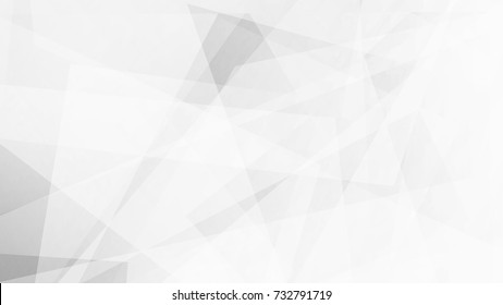 Abstract Modern Geometry White and Gray Vector Background
