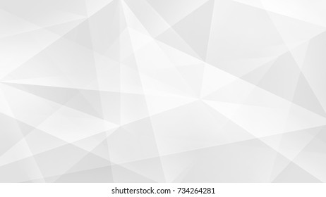 Abstract Modern Geometry White and Gray Vector Background