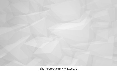 Abstract Modern Geometry White and Gray Vector Background