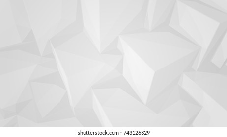 Abstract Modern Geometry White and Gray Vector Background