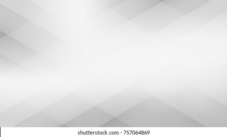 Abstract Modern Geometry White and Gray Vector Background.