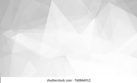 Abstract Modern Geometry White and Gray Vector Background