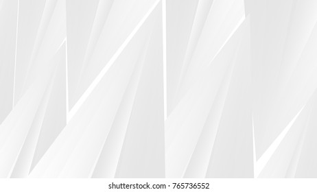 Abstract Modern Geometry White and Gray Vector Background