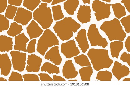 Abstract modern giraffe seamless pattern. Animals trendy background. Colorful decorative vector stock illustration for print, card, postcard, fabric, textile. Modern ornament of stylized skin. - Shutterstock ID 1918156508