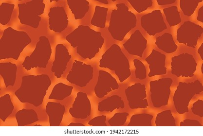 Abstract modern giraffe seamless pattern. Animals trendy background. Colorful decorative vector stock illustration for print, card, postcard, fabric, textile. Modern ornament of stylized skin.