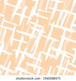 Abstract modern giraffe seamless pattern. Animals trendy background. Beige and white decorative vector stock illustration for print, card, postcard, fabric, textile. Modern ornament of stylized skin.