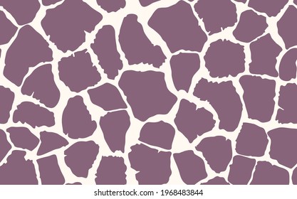 Abstract modern giraffe seamless pattern. Animals trendy background. Colorful decorative vector stock illustration for print, card, postcard, fabric, textile. Modern ornament of stylized skin.