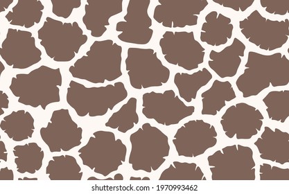 Abstract modern giraffe seamless pattern. Animals trendy background. Colorful decorative vector stock illustration for print, card, postcard, fabric, textile. Modern ornament of stylized skin.