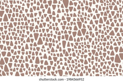 Abstract modern giraffe seamless pattern. Animals trendy background. Colorful decorative vector stock illustration for print, card, postcard, fabric, textile. Modern ornament of stylized skin.