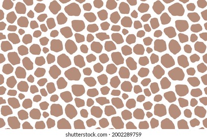 Abstract modern giraffe seamless pattern. Animals trendy background. Colorful decorative vector stock illustration for print, card, postcard, fabric, textile. Modern ornament of stylized skin.