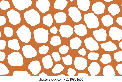 Abstract modern giraffe seamless pattern. Animals trendy background. Colorful decorative vector stock illustration for print, card, postcard, fabric, textile. Modern ornament of stylized skin.
