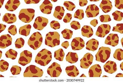 Abstract modern giraffe seamless pattern. Animals trendy background. Colorful decorative vector stock illustration for print, card, postcard, fabric, textile. Modern ornament of stylized skin.