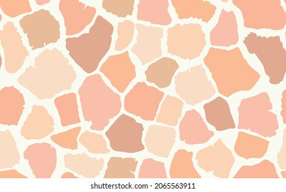 Resumen de la jirafa moderna sin fisuras. Los animales están de moda. Ilustración decorativa de material vectorial colorida para impresión, tarjeta, postal, tela, textil. Ornamento moderno de piel estilizada.