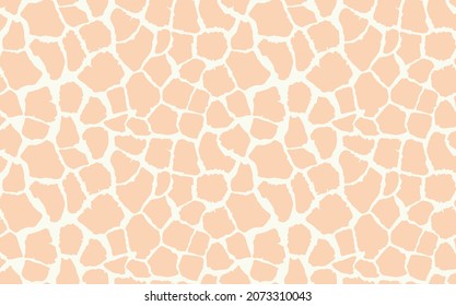 Abstract modern giraffe seamless pattern. Animals trendy background. Colorful decorative vector stock illustration for print, card, postcard, fabric, textile. Modern ornament of stylized skin.