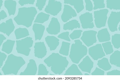 Abstract modern giraffe seamless pattern. Animals trendy background. Blue decorative vector stock illustration for print, card, postcard, fabric, textile. Modern ornament of stylized skin.