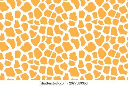 Abstract modern giraffe seamless pattern. Animals trendy background. Colorful decorative vector stock illustration for print, card, postcard, fabric, textile. Modern ornament of stylized skin.
