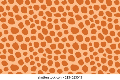 Abstract modern giraffe seamless pattern. Animals trendy background. Colorful decorative vector stock illustration for print, card, postcard, fabric, textile. Modern ornament of stylized skin.