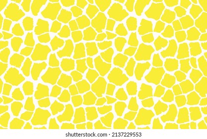 Abstract modern giraffe seamless pattern. Animals trendy background. Colorful decorative vector stock illustration for print, card, postcard, fabric, textile. Modern ornament of stylized skin.