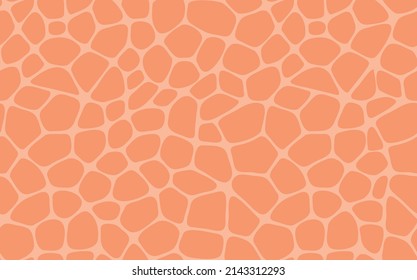 Resumen de la jirafa moderna sin fisuras. Los animales están de moda. Ilustración decorativa de material vectorial colorida para impresión, tarjeta, postal, tela, textil. Ornamento moderno de piel estilizada.