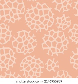 Abstract modern giraffe seamless pattern. Animals trendy background. Colorful decorative vector stock illustration for print, card, postcard, fabric, textile. Modern ornament of stylized skin.