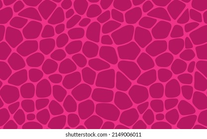 Resumen de la jirafa moderna sin fisuras. Los animales están de moda. Ilustración decorativa de material vectorial colorida para impresión, tarjeta, postal, tela, textil. Ornamento moderno de piel estilizada.
