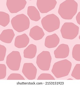 Abstract modern giraffe seamless pattern. Animals trendy background. Colorful decorative vector stock illustration for print, card, postcard, fabric, textile. Modern ornament of stylized skin.