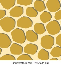 Abstract modern giraffe seamless pattern. Animals trendy background. Colorful decorative vector stock illustration for print, card, postcard, fabric, textile. Modern ornament of stylized skin.