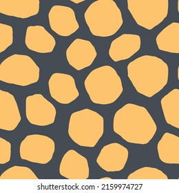 Abstract modern giraffe seamless pattern. Animals trendy background. Colorful decorative vector stock illustration for print, card, postcard, fabric, textile. Modern ornament of stylized skin.