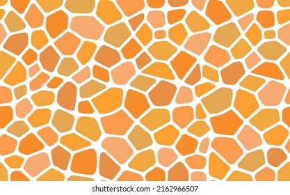 Resumen de la jirafa moderna sin fisuras. Los animales están de moda. Ilustración decorativa de material vectorial colorida para impresión, tarjeta, postal, tela, textil. Ornamento moderno de piel estilizada.