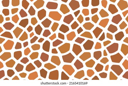 Abstract modern giraffe seamless pattern. Animals trendy background. Colorful decorative vector stock illustration for print, card, postcard, fabric, textile. Modern ornament of stylized skin.