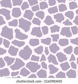 Abstract modern giraffe seamless pattern. Animals trendy background. Grey decorative vector stock illustration for print, card, postcard, fabric, textile. Modern ornament of stylized skin.