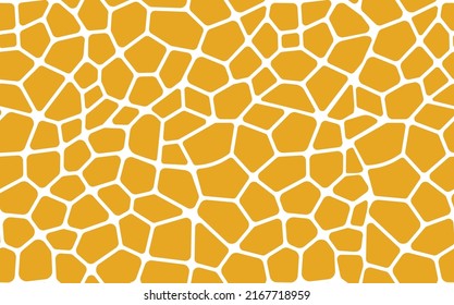 Resumen de la jirafa moderna sin fisuras. Los animales están de moda. Ilustración decorativa de material vectorial colorida para impresión, tarjeta, postal, tela, textil. Ornamento moderno de piel estilizada.