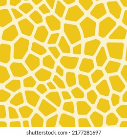 Abstract modern giraffe seamless pattern. Animals trendy background. Colorful decorative vector stock illustration for print, card, postcard, fabric, textile. Modern ornament of stylized skin.