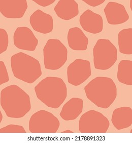 Abstract modern giraffe seamless pattern. Animals trendy background. Colorful decorative vector stock illustration for print, card, postcard, fabric, textile. Modern ornament of stylized skin.