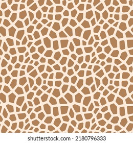Abstract modern giraffe seamless pattern. Animals trendy background. Colorful decorative vector stock illustration for print, card, postcard, fabric, textile. Modern ornament of stylized skin.