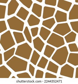 Abstract modern giraffe seamless pattern. Animals trendy background. Colorful decorative vector stock illustration for print, card, postcard, fabric, textile. Modern ornament of stylized skin.