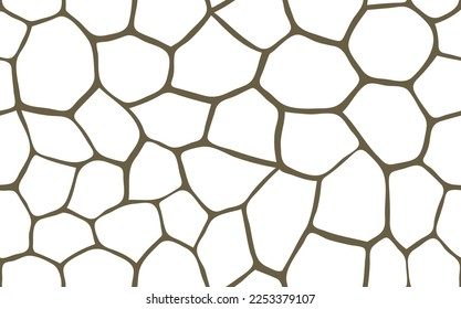 Resumen de la jirafa moderna sin fisuras. Los animales están de moda. Ilustración decorativa de material vectorial colorida para impresión, tarjeta, postal, tela, textil. Ornamento moderno de piel estilizada.