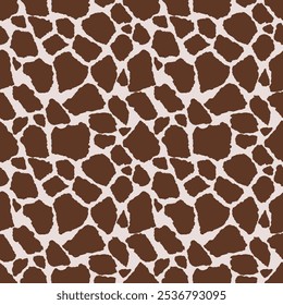 abstract modern giraffe seamless pattern