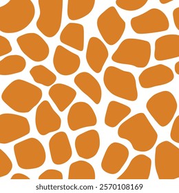 Abstract modern giraffe seamless pattern. Animals trendy background. Colorful decorative vector stock illustration for print, card, postcard, fabric, textile. Modern ornament of stylized skin.