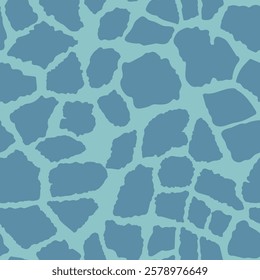 Abstract modern giraffe seamless pattern. Animals trendy background. Colorful decorative vector stock illustration for print, card, postcard, fabric, textile. Modern ornament of stylized skin.