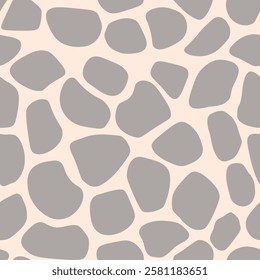 Abstract modern giraffe seamless pattern. Animals trendy background. Colorful decorative vector stock illustration for print, card, postcard, fabric, textile. Modern ornament of stylized skin.