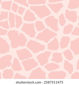 Abstract modern giraffe seamless pattern. Animals trendy background. Colorful decorative vector stock illustration for print, card, postcard, fabric, textile. Modern ornament of stylized skin.