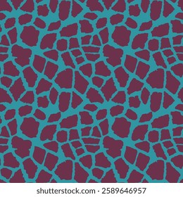 Abstract modern giraffe seamless pattern. Animals trendy background. Colorful decorative vector stock illustration for print, card, postcard, fabric, textile. Modern ornament of stylized skin.