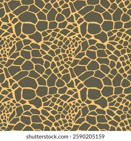 Abstract modern giraffe seamless pattern. Animals trendy background. Colorful decorative vector stock illustration for print, card, postcard, fabric, textile. Modern ornament of stylized skin.