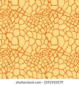 Abstract modern giraffe seamless pattern. Animals trendy background. Colorful decorative vector stock illustration for print, card, postcard, fabric, textile. Modern ornament of stylized skin.