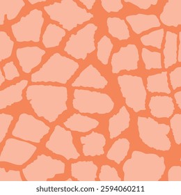 Abstract modern giraffe seamless pattern. Animals trendy background. Colorful decorative vector stock illustration for print, card, postcard, fabric, textile. Modern ornament of stylized skin.